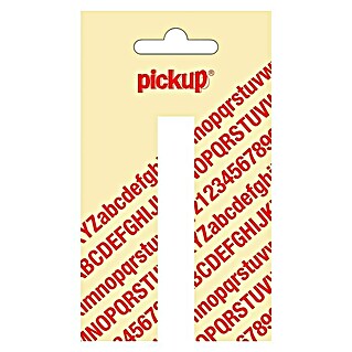Pickup Sticker (Motief: I, Wit, Hoogte: 90 mm)
