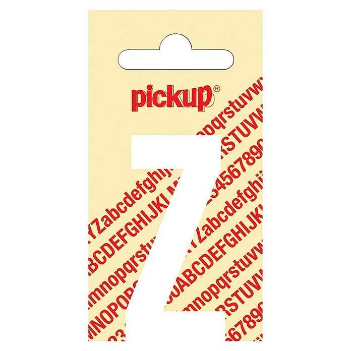 Pickup Aufkleber (Motiv: Z, Weiß, Höhe: 60 mm)
