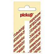 Pickup Aufkleber (Motiv: I, Weiß, Höhe: 60 mm)