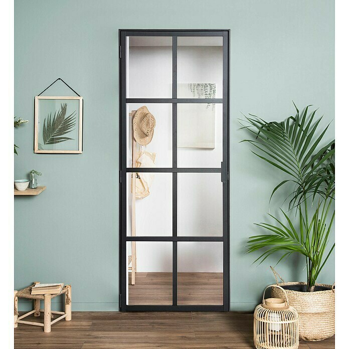 Kit atelier Drehtür Loft Urban (880 x 2 005 mm, Links, Einscheibensicherheitsglas (ESG)) | BAUHAUS