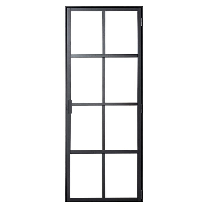 Kit atelier Drehtür Loft Urban (880 x 2 005 mm, Rechts, Einscheibensicherheitsglas (ESG)) | BAUHAUS