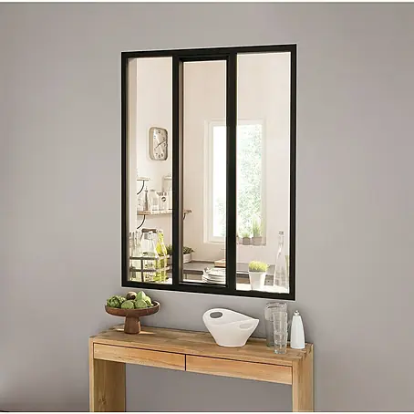 Kit atelier  Glastrennwand Loft Atelier mit Schiebefenster
