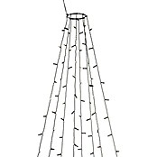 Konstsmide LED-Lichterkette Baummantel mit Ring (Außen, 400-flammig, Länge: 14 m, Schwarz)