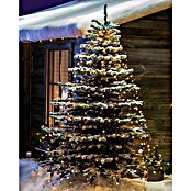 Konstsmide LED-Lichterkette Baummantel mit Ring (Außen, 400-flammig, Länge: 14 m, Schwarz)