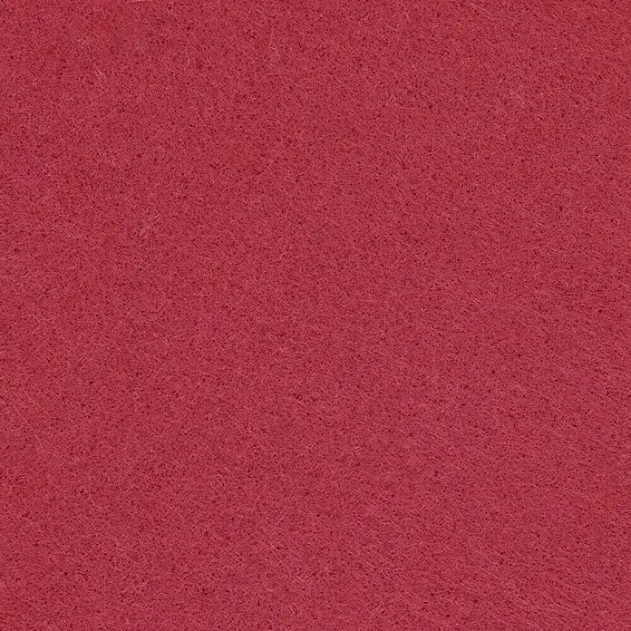 Sitzkissen rund Carl - Ø x H: 35 x 2 cm, Weinrot, 100 % Polyester - Roter Filzstoff mit feiner Textur. Ideal für Bastelarbeiten, Dekorationen und als Hintergrund für kreative Projekte.