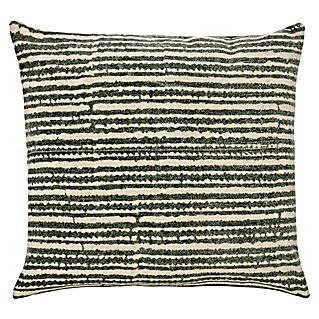 Kissen Vintage Stripe (Grau, 45 x 45 cm, 100 % Baumwolle)