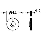 Häfele Magneetsluiting (Hechtsterkte: 3,5 kg, Ø x l: 13,6 x 17,5 mm, Bruin)