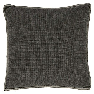 Kissen Bona (Charcoal Grey, 45 x 45 cm, 100 % Baumwolle)