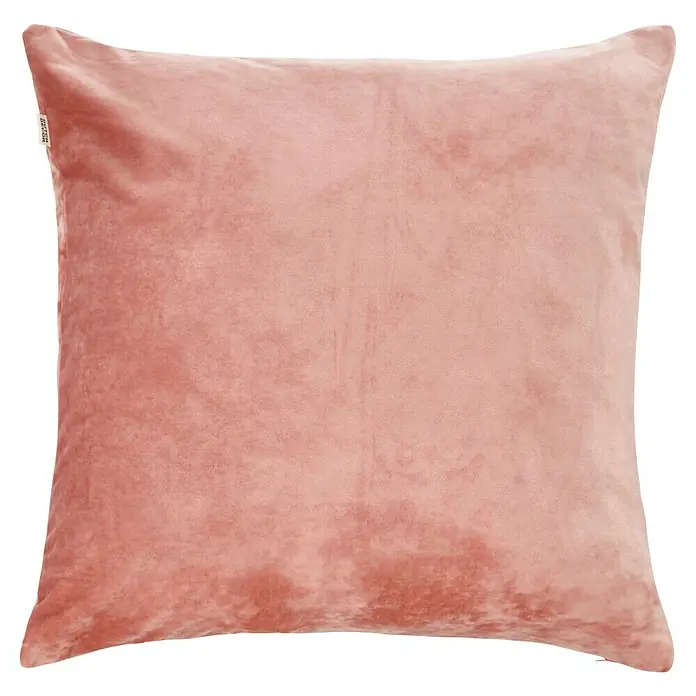 Kissen Sky - Muted Clay, 45 x 45 cm, 100 % Polyester - Rosa Samtkissen für einen Hauch von Luxus. Weiche Textur, ideal für Sofa oder Bett. Dekorative Note für jeden Raum.
