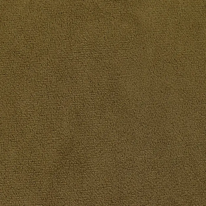Kissen Finja - Military Olive, 45 x 45 cm, 100 % Polyester - Nahaufnahme eines braunen Teppichs. Die Textur ist weich und einladend und verleiht jedem Raum Wärme und Komfort.
