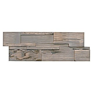 Indo Holzpaneel 3D Wall Driftwood Molucca Sea (Hevea, 560 x 200 x 10 mm, Anzahl Paneele: 9 Stk., 1,008 m²)