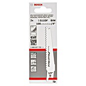 Bosch Säbelsägeblatt S511 DF Flexible (Einsatzbereich: NE-Metalle, 2 Stk., Länge: 100 mm)