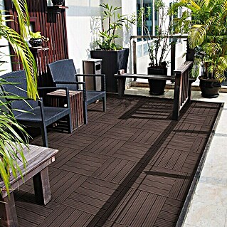 Klickfliese Cosmopolitan (Kunststoff, 45 x 45 x 2,5 cm, Coffee, 1 Stk.)