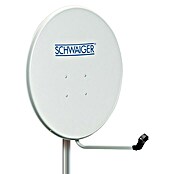 Schwaiger Satelliten-Antenne Offset SPIS7078 (Hellgrau, Durchmesser Spiegelfläche: 70 cm, Antennengewinn: 37 dB - 38,5 dB) | BAUHAUS