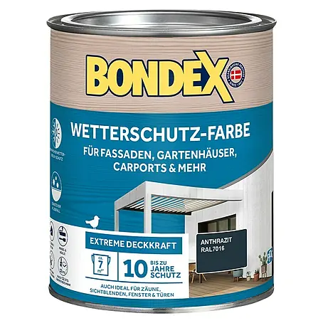 Bondex  Wetterschutzfarbe RAL 7016