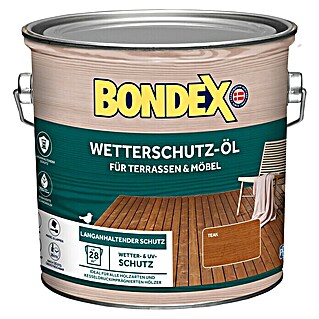 Bondex Holzöl Wetterschutz-Öl (Teak, 2,5 l)