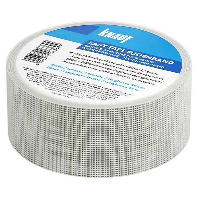 Knauf Fugenband easy-tape (45 m x 5 cm, Selbstklebend)