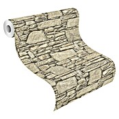 Rasch Vliestapete Stein (Beige, Steinoptik, 10,05 x 0,53 m)
