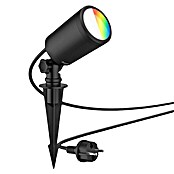 Hama Wifi LED-Gartenstrahler (Schwarz, Ø x H: 11,6 x 23 cm, Mehrfarbig, IP65, 6.500 K) | BAUHAUS