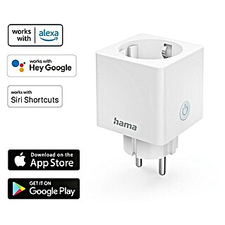 Hama Smart-Steckdose HomeKit (Innen, IP20, Weiß, 3.680 W, 16 A)
