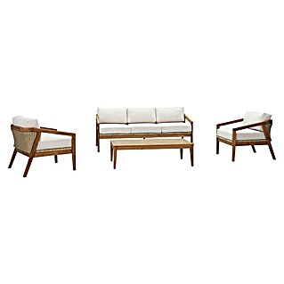 Conjunto de muebles Anna (4 pzs., Madera de acacia, Marrón)