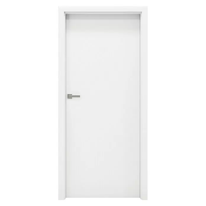 Invado Zimmertür ND1 ohne Schlüssellochbohrung860 x 1.985 mm, DIN Anschlag: Links, Verkehrsweiß matt, Röhrenspan