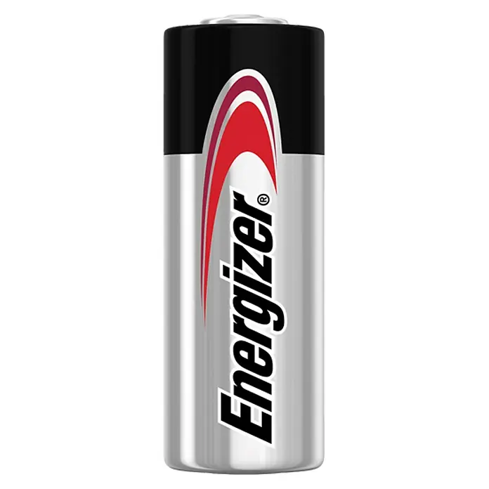 Energizer Batterie A23 - 23A, 12 V, Silber, Schwarz - Eine einzelne Energizer-Batterie mit dem klassischen Energizer-Logo.