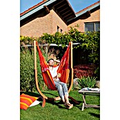 La Siesta Conjunto hamaca Udine (L x An x Al: 180 x 115 x 163 cm, Rojo/Naranja) | BAUHAUS