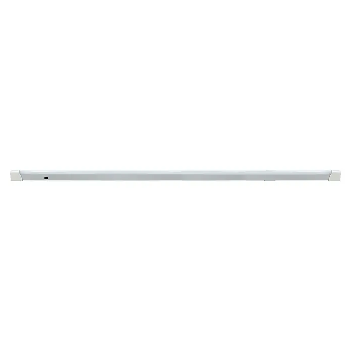E2 elektro LED-Lichtleiste Base Switch - L x B x H: 1.200 x 30 x 42 mm, Lichtfarbe: Neutralweiß, 1 Stk., 20 W - Eine Nahaufnahme einer weißen Klimaanlage mit einem eleganten und modernen Design, ideal für jeden Wohnraum.