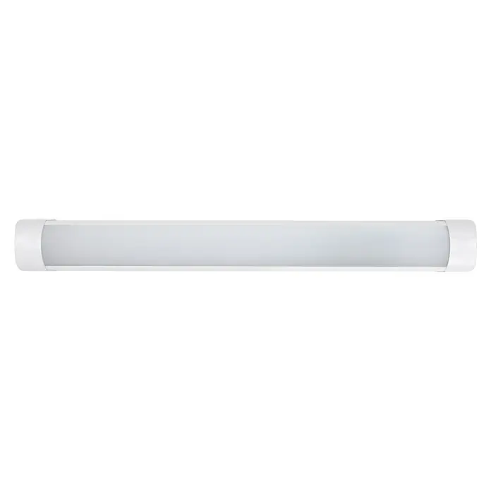E2 elektro LED-Lichtleiste Flat - 10 W, L x B x H: 585 x 75 x 25 mm, Lichtfarbe: Neutralweiß, 1 Stk. - Ein weißes LED-Panel für die Deckenmontage bietet eine helle und gleichmäßige Beleuchtung. Ideal für Büros, Flure oder Wohnräume.