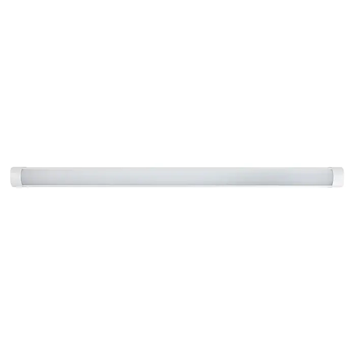 E2 elektro LED-Lichtleiste Flat - 18 W, L x B x H: 585 x 75 x 25 mm, Lichtfarbe: Neutralweiß, 1 Stk. - Aufnahme eines weißen LED-Lichtleiste. Schlankes Design und energiesparende Beleuchtung. Ideal für moderne Innenräume.