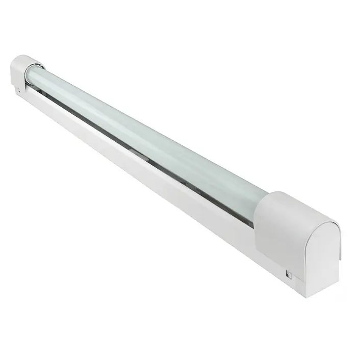 E2 elektro LED-Lichtleiste move² - L x B x H: 610 x 32 x 53 mm, Lichtfarbe: Neutralweiß, 220 V - 240 V, 1 Stk., 9 W - Eine lange, weiße Lichtleiste mit einer matten Röhre. Ideal für die Beleuchtung von Büros oder Werkstätten, bietet ein modernes Design.