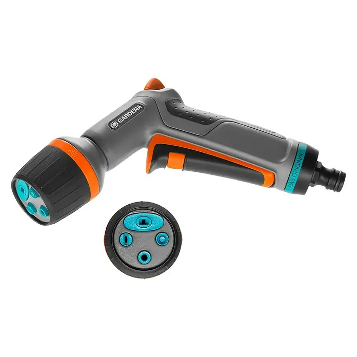Gardena Reinigungsspritze Comfort ecoPulse - Kunststoff - Gardena Mehrzweck-Brause mit verschiedenen Strahlformen für Bewässerung. Hochwertig, ergonomisch, ideal für Gartenpflege und Reinigung.