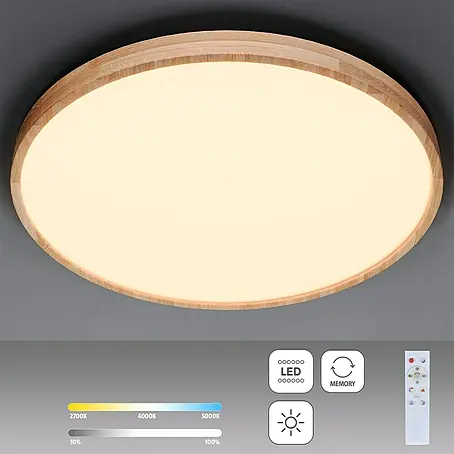 Globo  LED-Deckenleuchte rund RAINER