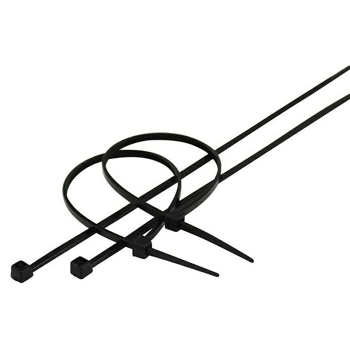 Voltomat Bridas para cables (Negro, L x An: 160 x 2,5 mm, 100 uds.)