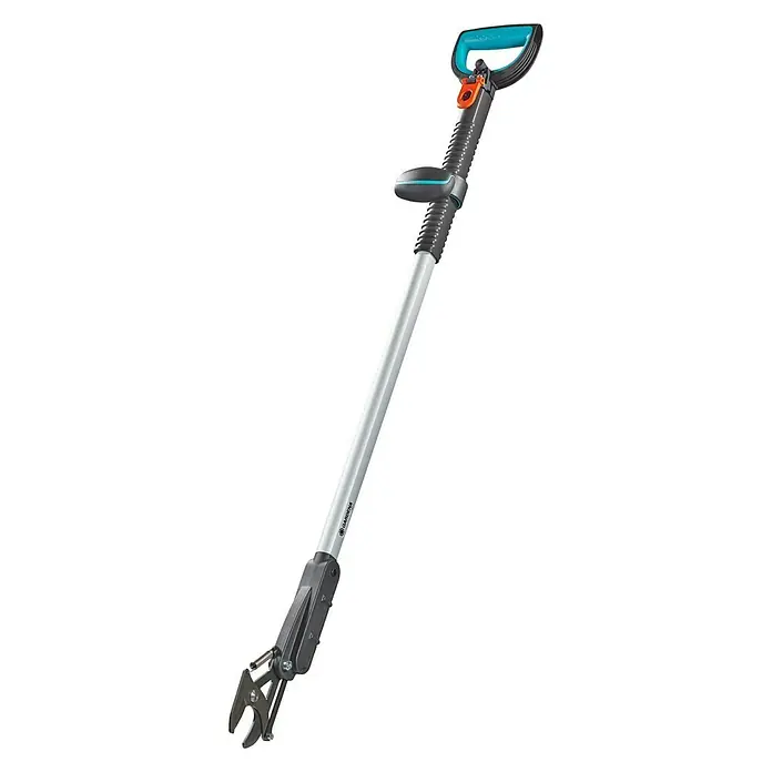 Gardena Cortarramas para jardín SlimCut - Grosor de rama máx.: 28 mm - Una podadora de jardín con mango largo, ideal para recortar árboles y arbustos sin necesidad de escalera. Con cabezal de corte preciso.