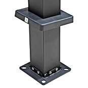 Sorara Lamellenpavillon Suva (B x T: 300 x 300 cm, Farbe Gestell: Anthrazit, Stahl) | BAUHAUS