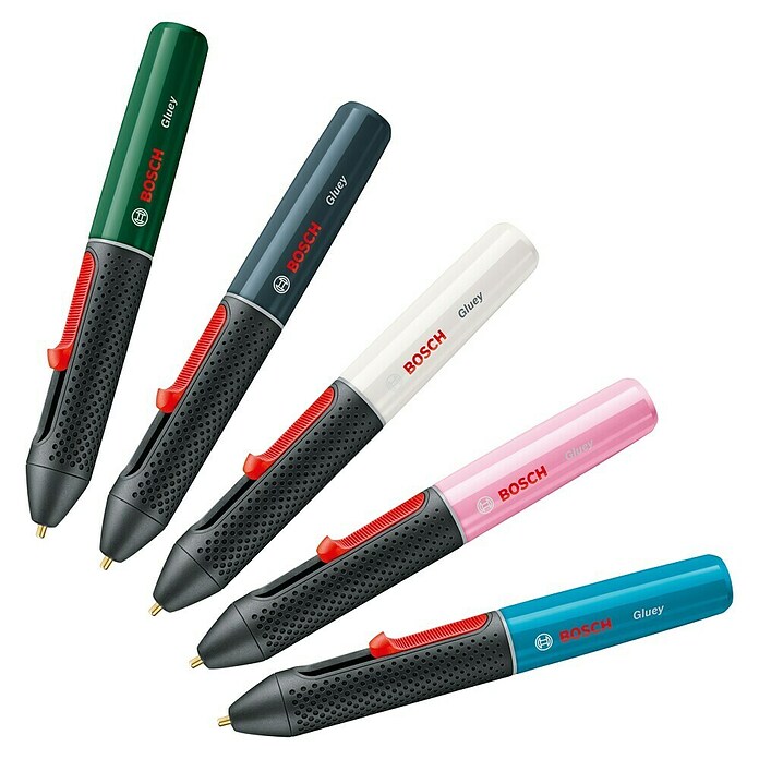 Bosch Pistola termoencoladora con batería Gluey (Color: Gris ahumado)