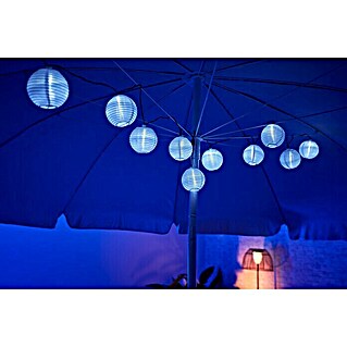 BAUHAUS Solar-Lichterkette Minilampions (10-flammig, Länge: 3,8 m, LED, Leuchtdauer: 8 h, Weiß)