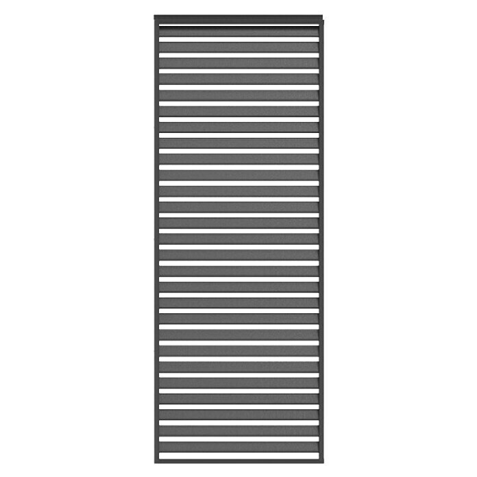 Sorara Pavillon-Seitenwand aus Lamellen (Anthrazit, Für die Modelle Classic und Deluxe mit Länge 360 cm) | BAUHAUS