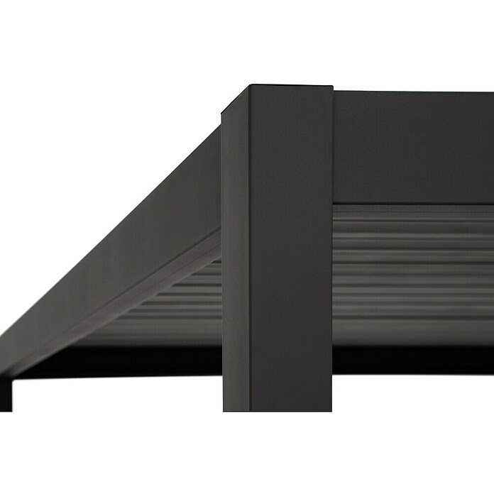 Sorara Lamellenpavillon Mirador Deluxe (B x T: 300 x 400 cm, Farbe Gestell: Anthrazit, Aluminium) | BAUHAUS