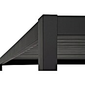 Sorara Lamellenpavillon Mirador Deluxe (B x T: 300 x 400 cm, Farbe Gestell: Anthrazit, Aluminium) | BAUHAUS