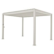 Sorara Lamellenpavillon Mirador Deluxe (B x T: 300 x 400 cm, Farbe Gestell: Weiß, Aluminium) | BAUHAUS