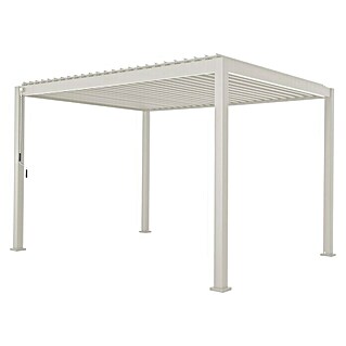 Sorara Pergola Mirador Deluxe (B x T: 300 x 400 cm, Farbe Gestell: Weiß, Aluminium)