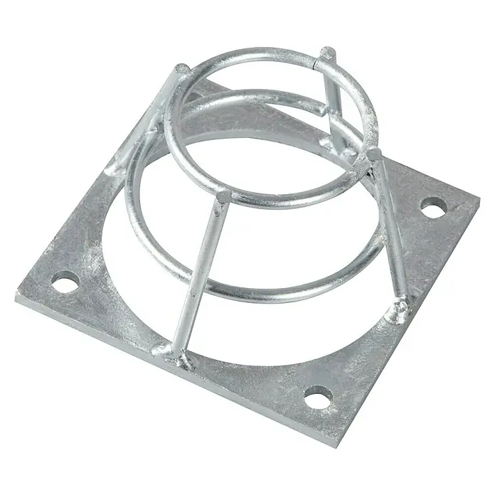 Windhager Nistkasten - Schutz für Nesträuber - Metall, Silber - Metallstruktur mit quadratischer Basis und runden Verstrebungen. Ideal zur Befestigung von Rohren.
