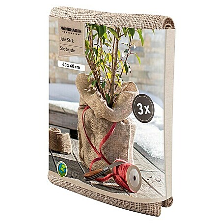 Windhager Jutesack (L x B: 60 x 40 cm, Natur)