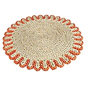 Tisch-Set (Natur/Orange, Durchmesser: 38 cm) | BAUHAUS