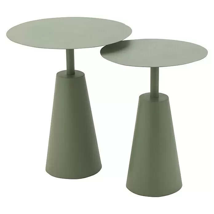 Beistelltisch StyleØ x H: 48 x 56 cm, Grün, Metall