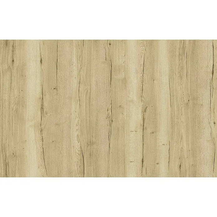 Classen PL Zimmertür - 860 x 1.985 mm, DIN Anschlag: Rechts, Eiche Claveland, Wabe - Nahaufnahme eines Holzfurniers mit feinen Maserungen und natürlichen Farbtönen, ideal für Möbeldesign und Innenarchitektur.