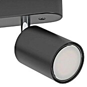 Eglo Regleta Reciso-E (2 focos, 5 W, GU10, IP20, Negro/Cromo, Número de bombillas: 2 ud.) | BAUHAUS